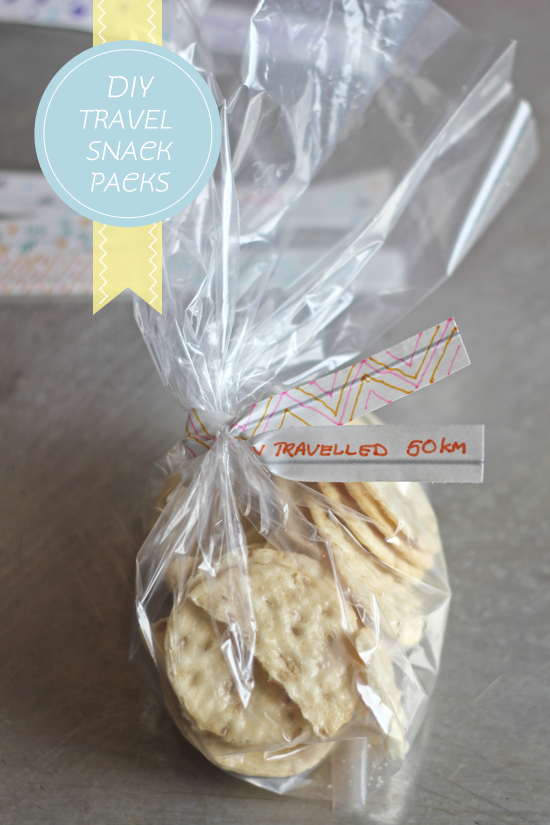 Polkadot Prints DIY INTERACTIVE TRAVEL SNACK BAGS